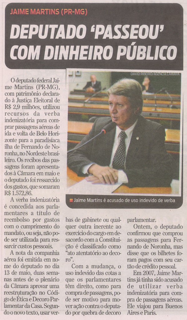 jaime martins denuncia